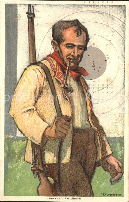 Schuetzensport Zielscheibe Pfeife Schuetzenverein Schweiz J. E. Hugentobler