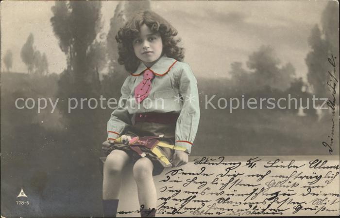 Foto PH Nr. 778-6 Kind Krawatte Spielzeug