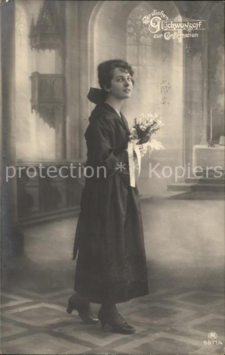 Foto RPH Nr. 5971/4 Glückwunsch Konfirmation Mädchen
