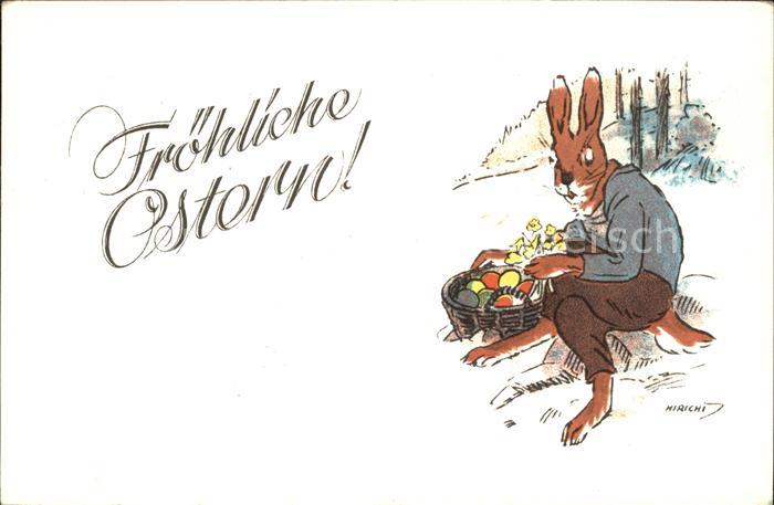 Vermenschlicht Hase Ostereier Ostern
