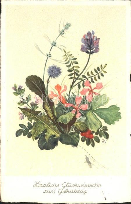 Geburtstag Glueckwunsch Blumen