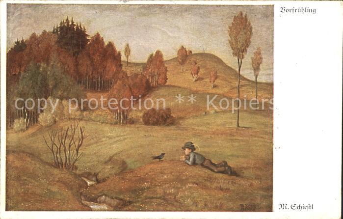 Schiestl M. Vorfruehling Wiechmann-Bildkarten Nr. 6119