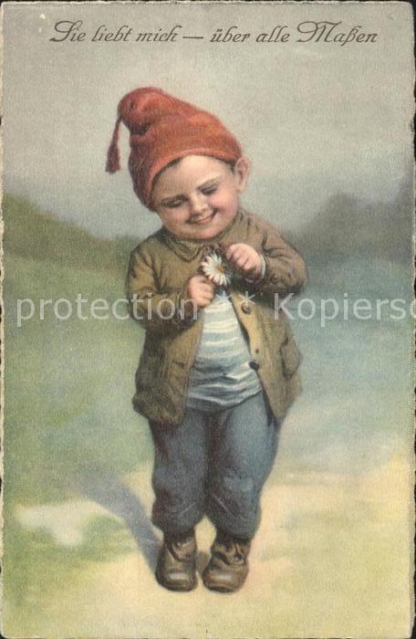 Kinder Child Enfants Zipfelmuetze Gaensebluemchen