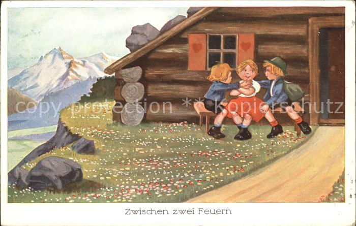Verlag WS SB Nr. 9273/3 Kinder Alm Zwischen zwei Feuern