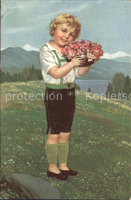 Kinder Child Enfants Tracht Gaensebluemchen Verlag-Novolito