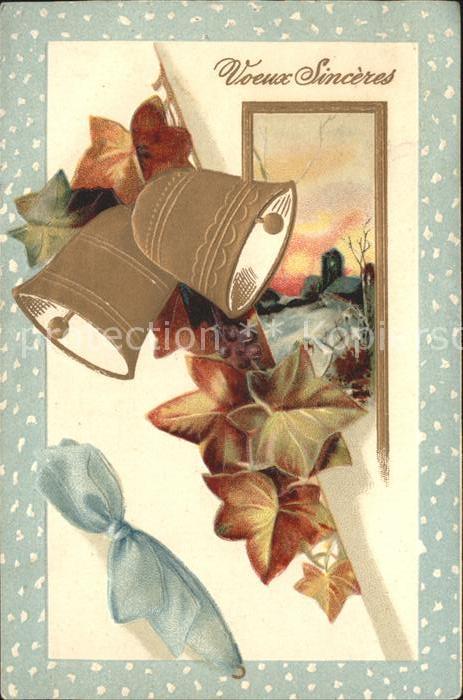 Kirchenglocke Churchbell Cloche Eglise Schleife Litho