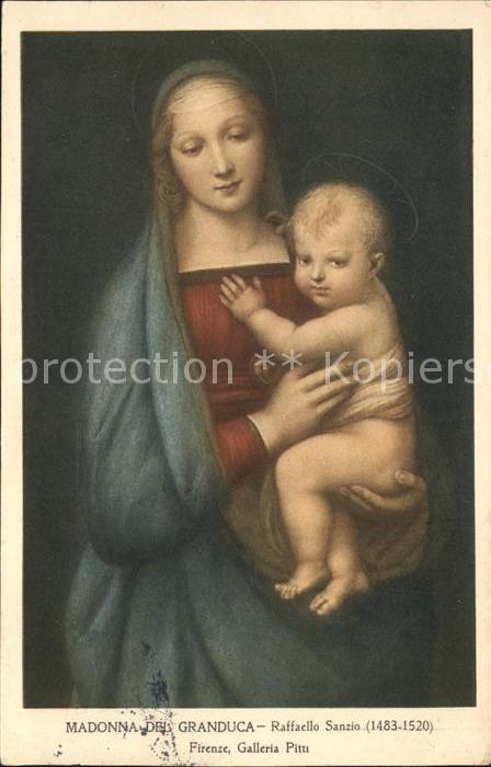 Religion Madonna del Granduca Kuenstlerkarte Raffaello Sanzio