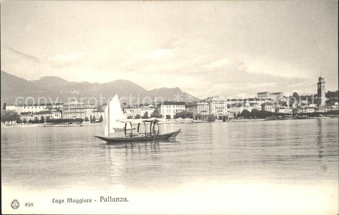 Pallanza Lago Maggiore Panorama Fischerboot