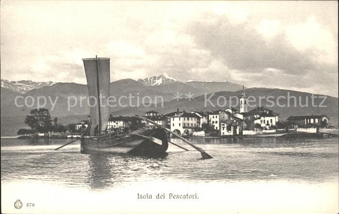 Isola dei Pescatori Lago Maggiore Panorama