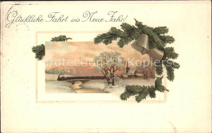 Kirchenglocke Churchbell Cloche Eglise Neujahr Litho