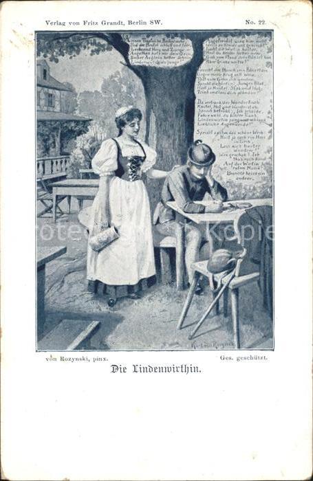Liederkarte Die Lindenwirtin