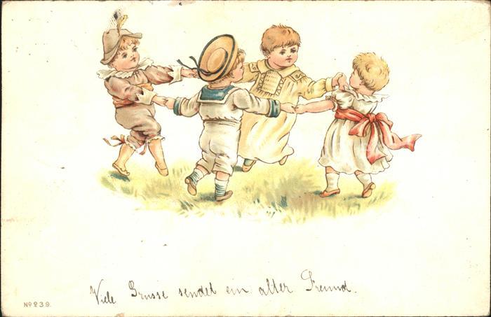 Kinder Child Enfants Tanz Litho