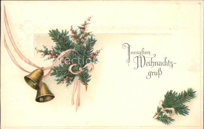 Weihnachten Glocken Litho