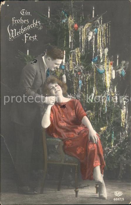 Foto EAS Nr. 6867/5 Weihnachten Paar Poesie Weihnach