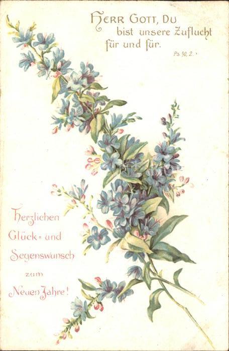 Neujahr Blumen Psalm