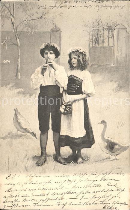 Kinder Child Enfants Gaense