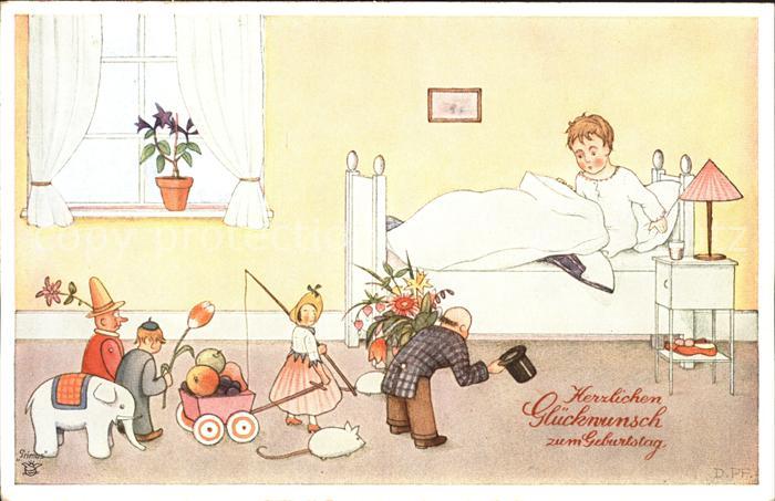 Verlag Primus Nr. 3109 D. Pfennig Geburtstag Kind Kinders