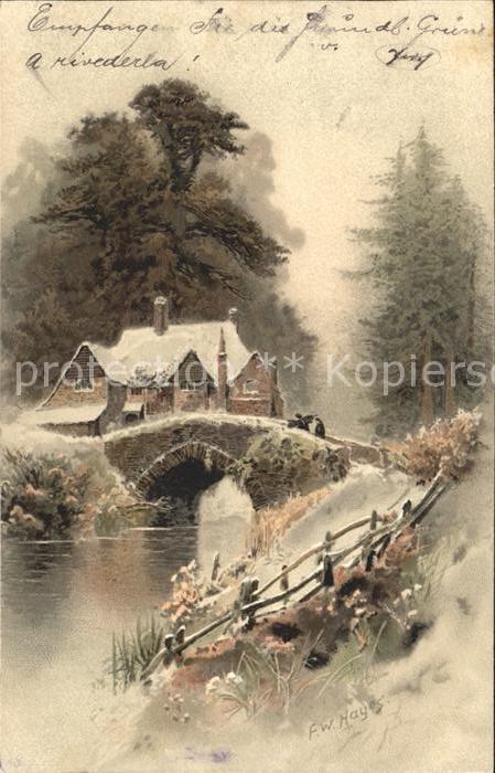 Kuenstlerkarte F. W. Hayes Litho