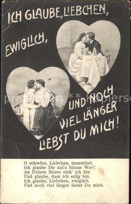 Poesie Gedicht Paare Herzen Kuss