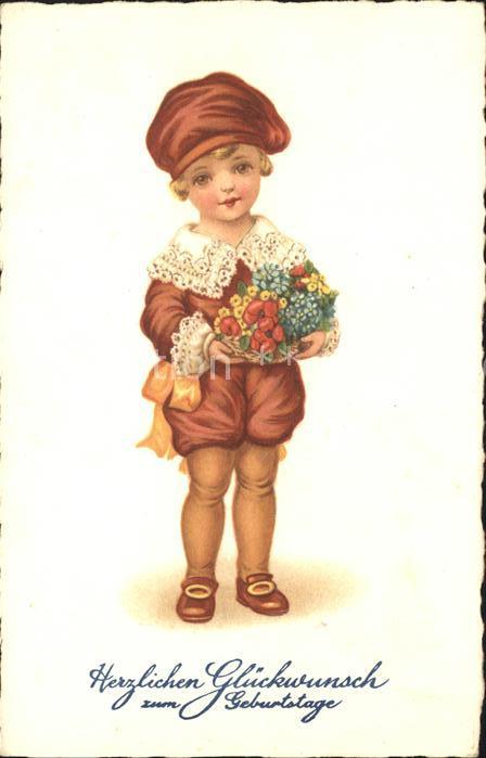 Geburtstag Kind Blumen Verlag-Amag-Nr. 2280