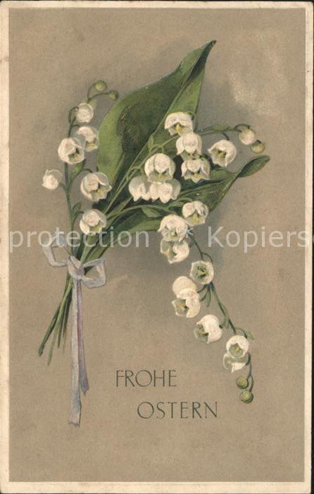 Maigloeckchen Ostern Litho