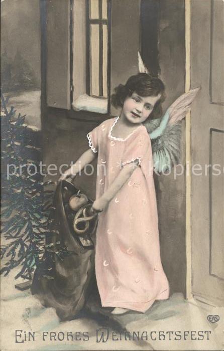 Verlag EAS Nr. 451 Engel Weihnachten Brezel Apfel