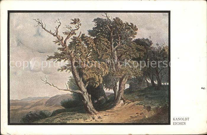 Kuenstlerkarte Kanoldt Eichen
