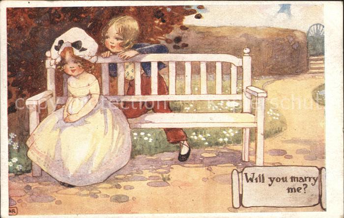 Kinder Child Enfants Heiratsantrag Faulkner-Verlag