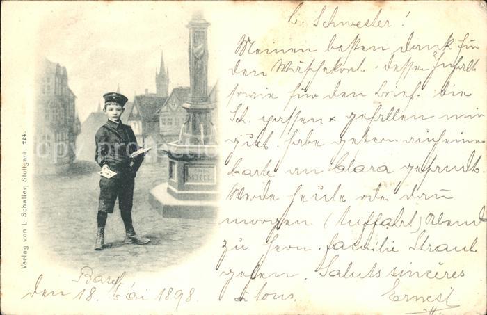 Postbote Brieftraeger Kind