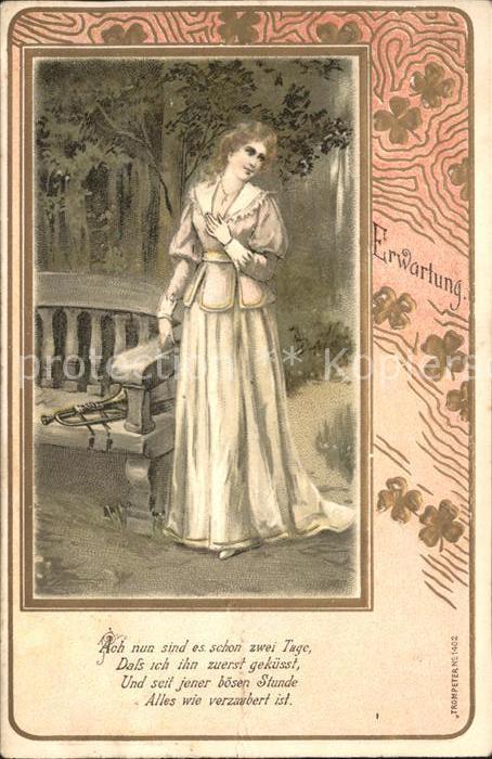 Trompeter Scheffel Erwartung Gedicht Litho