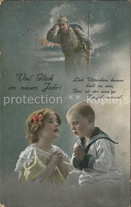 Soldatenpoesie Kinder Gebet Neujahr