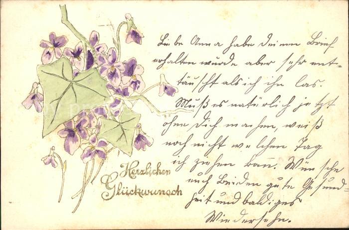 Glueckwunsch Veilchen
