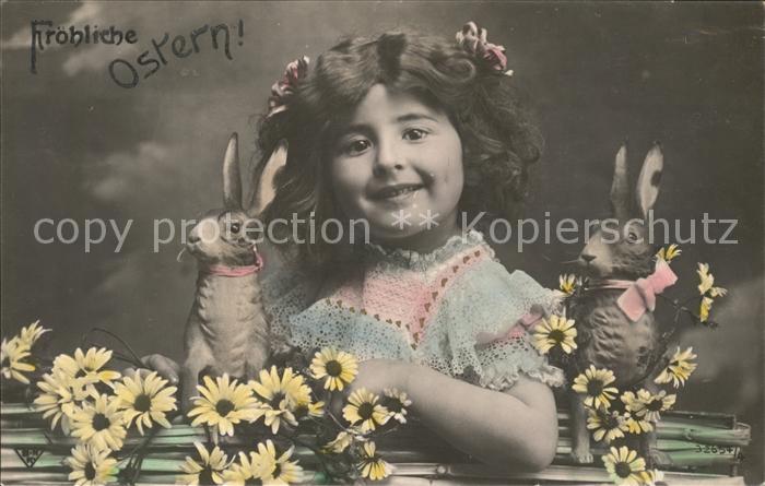 Foto BNK Nr. 32654/4 Kind Hasen Ostern Margeriten