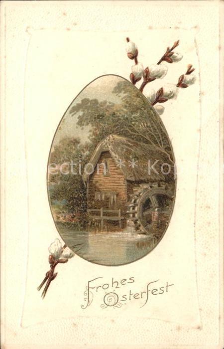 Wassermuehle Ostern Weidenkaetzchen