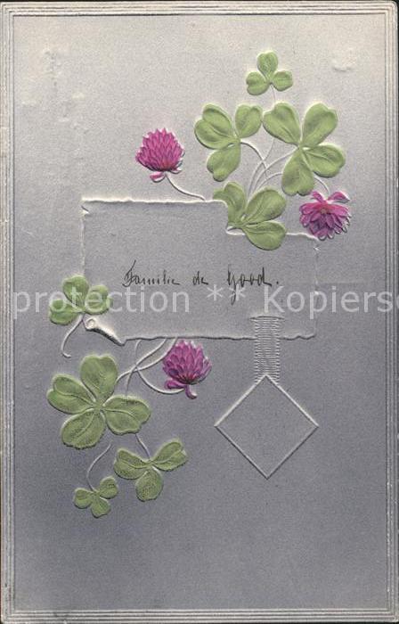 Kleeblatt Cloverleaf Trebol Trefle Kleeblumen