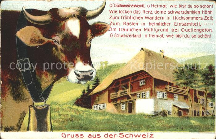 Kuehe Schweiz Bauernhaus Gedicht