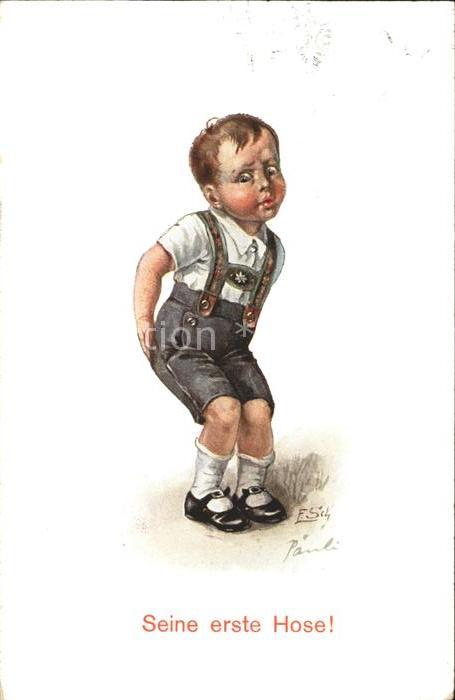 Kinder Child Enfants Seine erste Hose