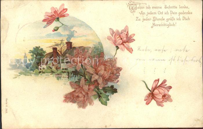 Blumen Gedicht Litho