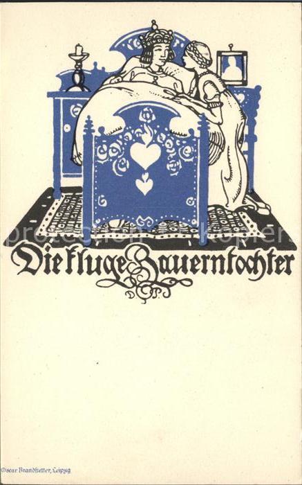 Maerchen Sagen Die kluge Bauerntochter Schattenbildkarte Kind Hirsch Dora Polste