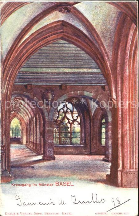 Basel BS Kreuzgang im Muenster