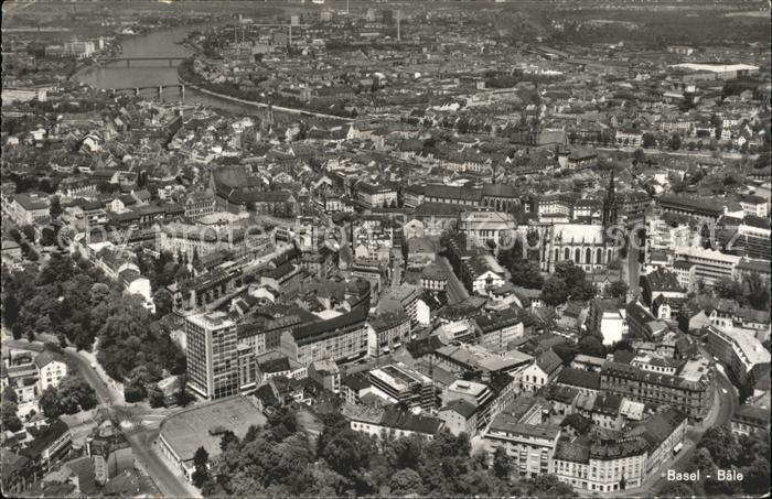 Basel BS Fliegeraufnahme