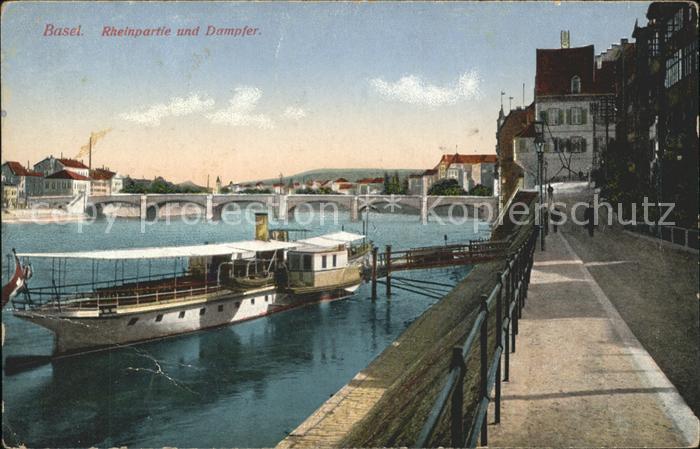 Basel BS Rheinpartie Dampfer
