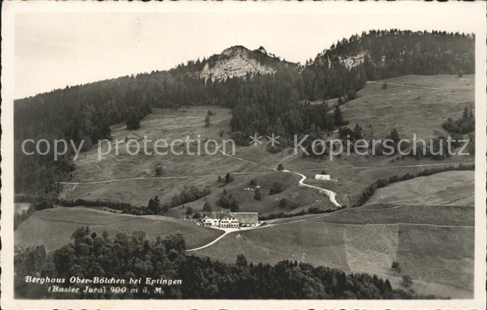 Eptingen Berghaus Ober-Boelchen Fliegeraufnahme