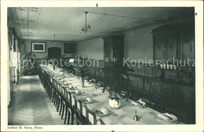 Stans NW Institut St. Klara Speisesaal