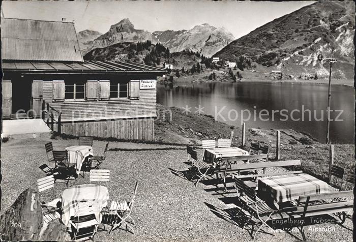 Engelberg OW Truebsee Restaurant Alpstuebli