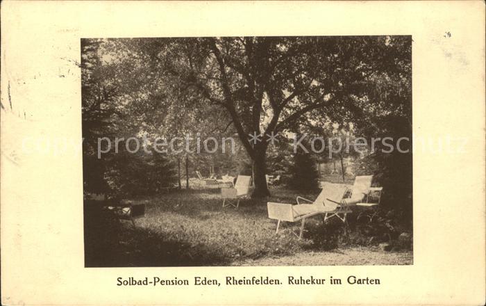 Rheinfelden AG Solbad-Pension Eden Garten