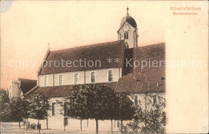 Rheinfelden AG Martinskirche Litho