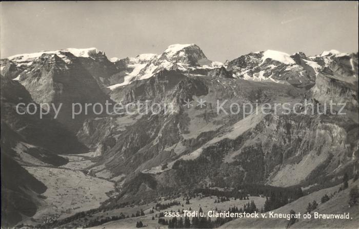 Toedi Claridenstock von Kneugrat ob Braunwald