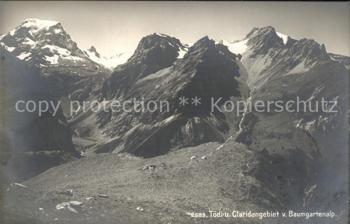 Toedi und Claridengebiet von Baumgartenalp