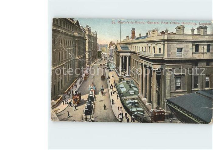 London St. Martin's-le-Grand General Post Office Buildings